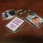 breloc personalizat din plastic
